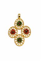 Charm Idee Preziose dal 1987 Woman in Yellow Gold Pietre dure IP.CHK18G/140